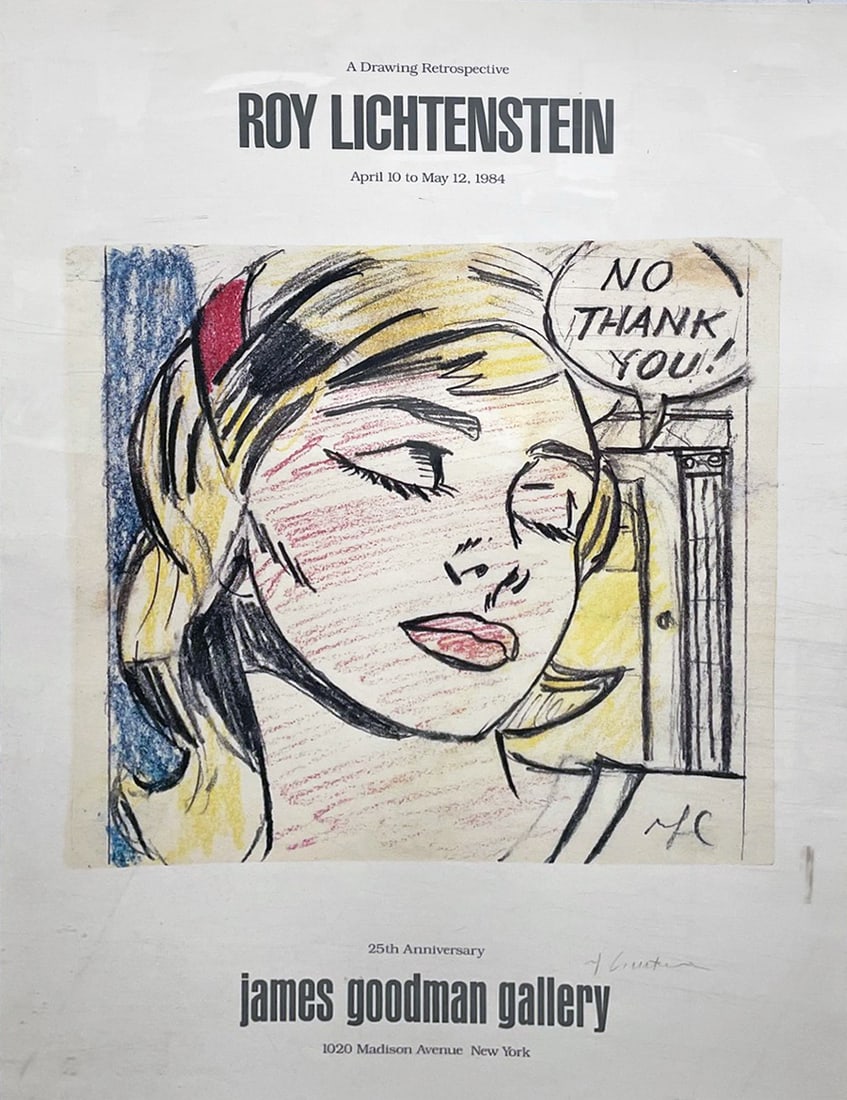Roy Lichtenstein Lithograph Exhibition Poster (1 of 3)