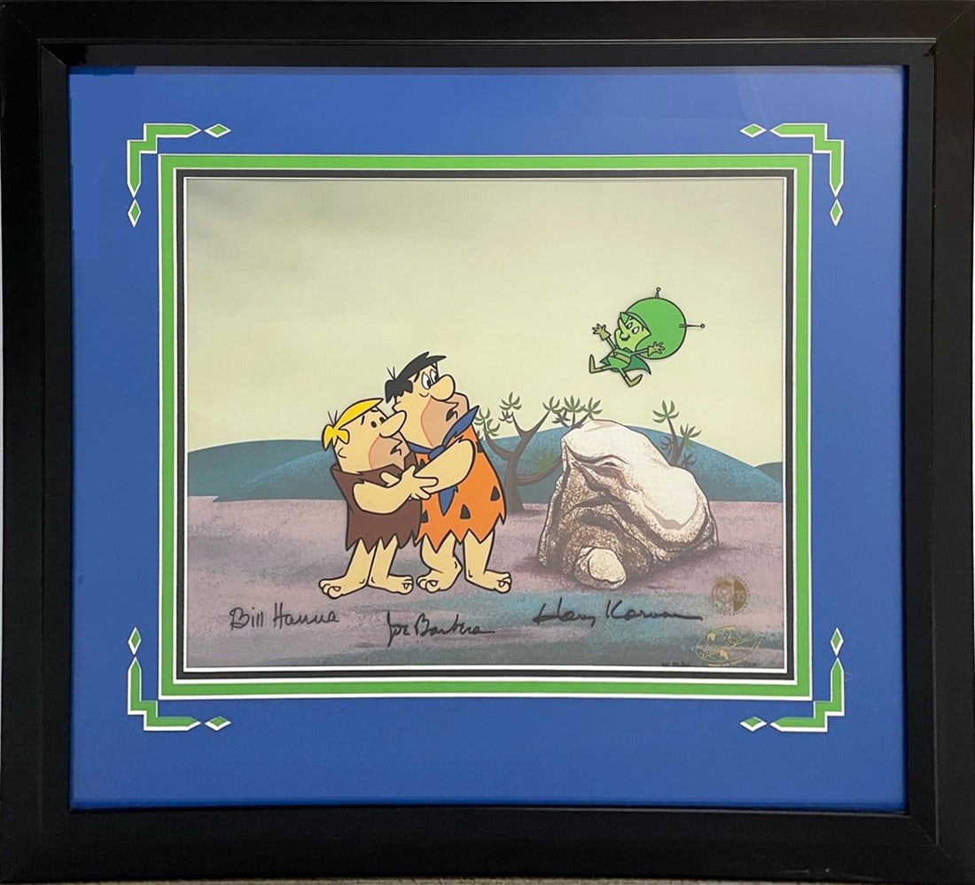 Hanna Barbera Flintstones Hand Painted Animation Cel (1 of 1)