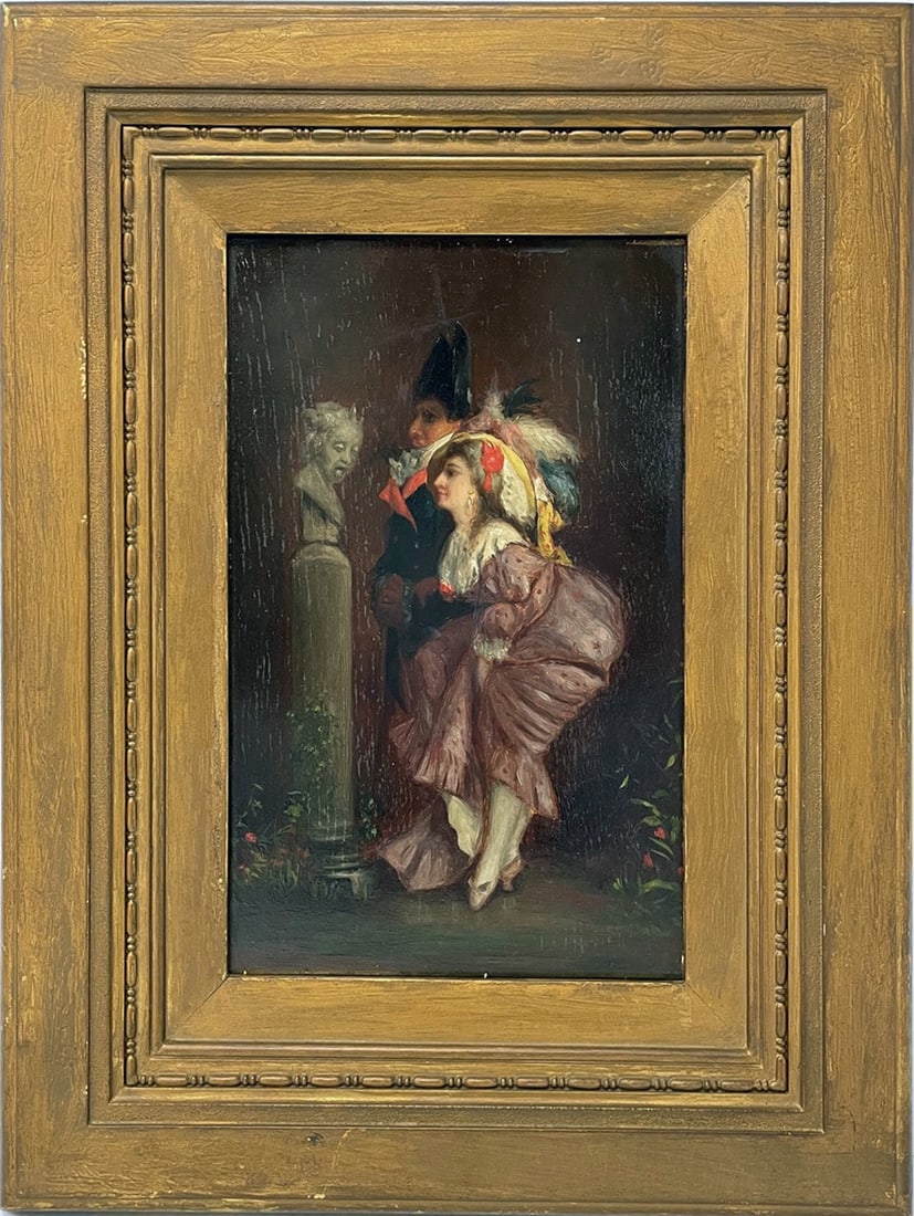 Continental School Oil on Panel Board (1 of 2)