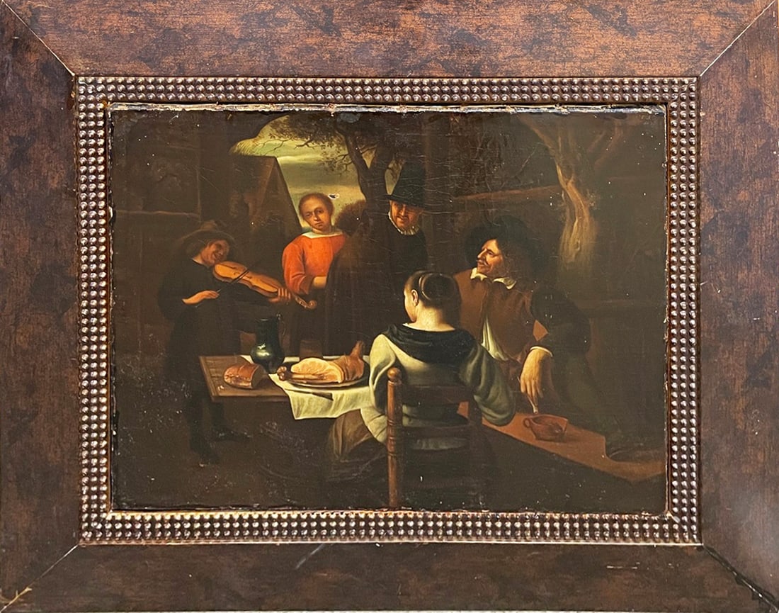 Continental Dutch School Oil on Canvas (1 of 1)