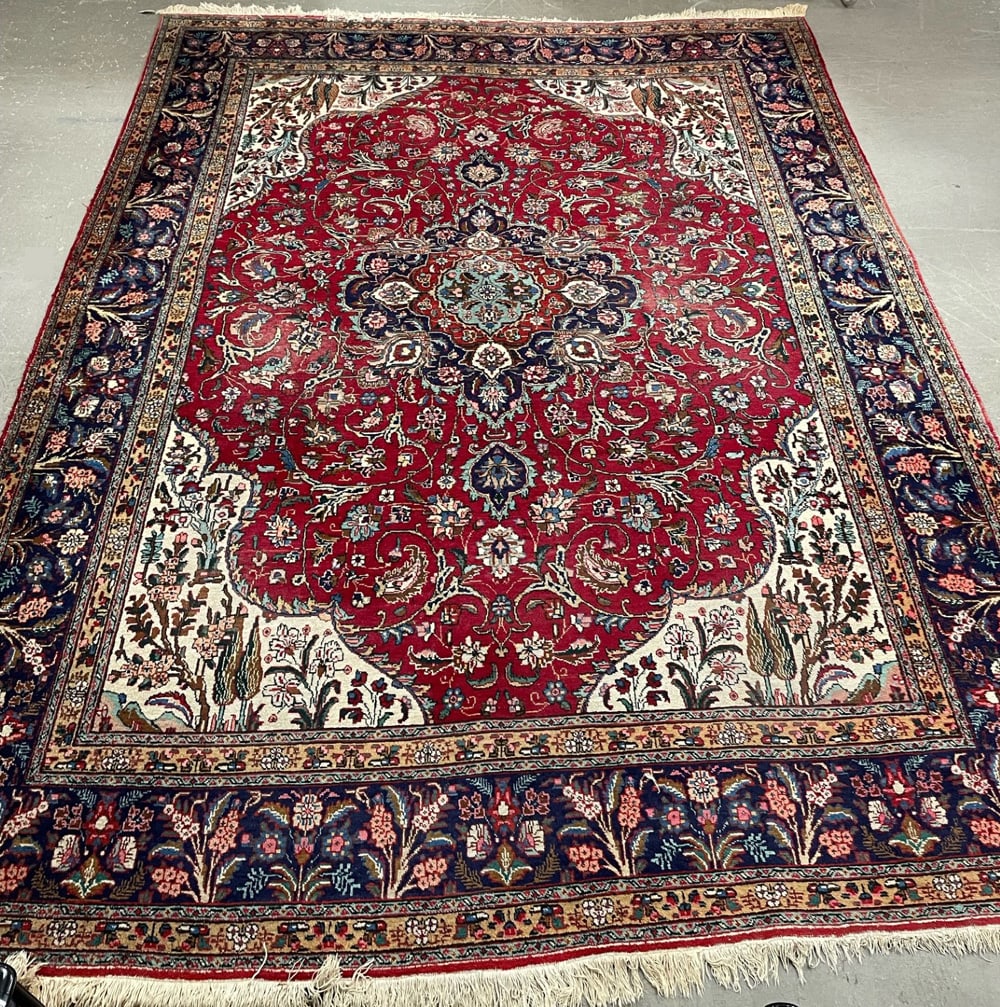 Hand Tied Persian Tabriz Rug (1 of 2)