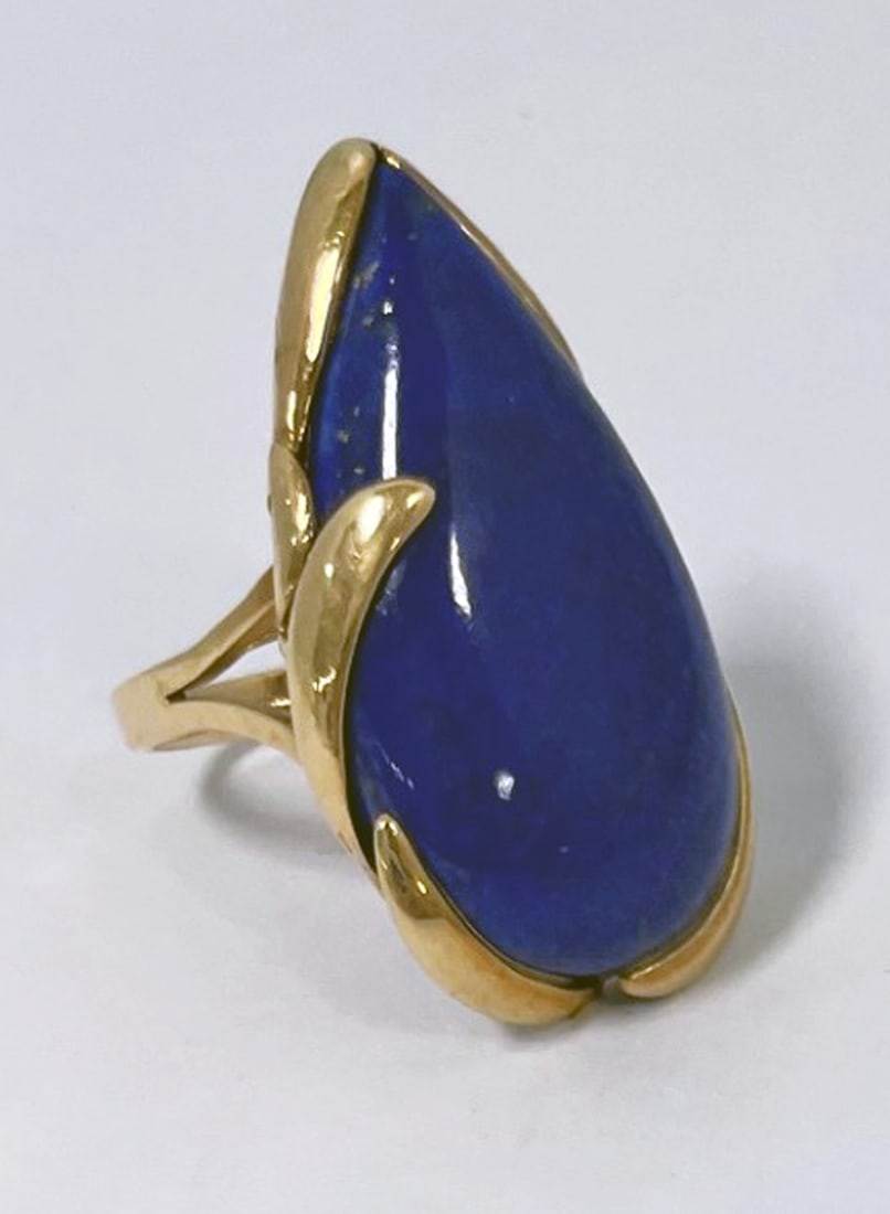 14K Gold and Lapis Lazuli Ring (1 of 3)