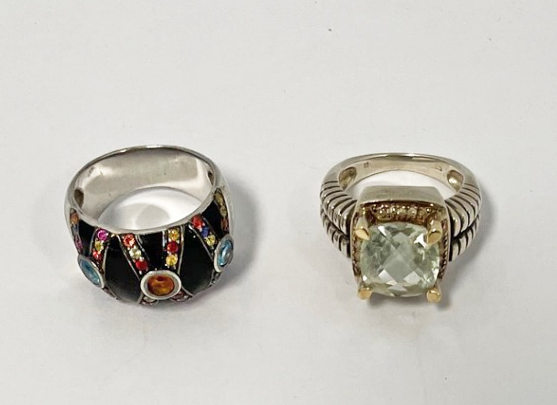Two Sterling Rings (1 of 2)