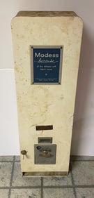 Vintage Coin Operated Tampon Dispenser