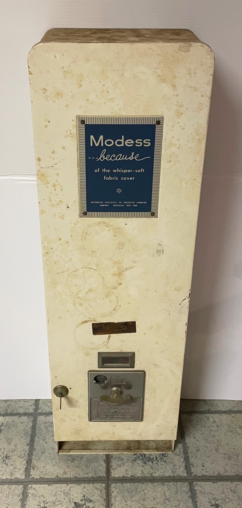 Vintage Coin Operated Tampon Dispenser (1 of 1)