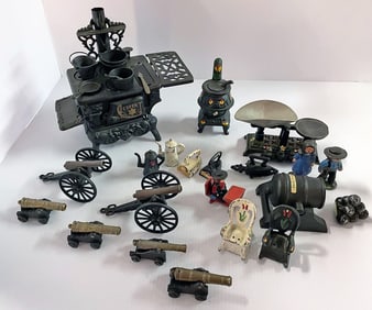 Vintage Cast Iron Novelties Grouping
