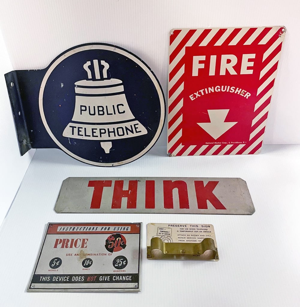 Vintage Tin Signs Grouping (1 of 1)
