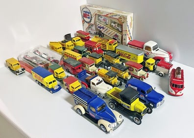 Coca-Cola/Pepsi Cola Diecast Vehicles Grouping