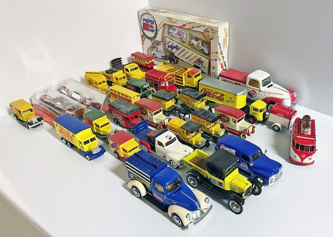 Coca-Cola/Pepsi Cola Diecast Vehicles Grouping (1 of 1)