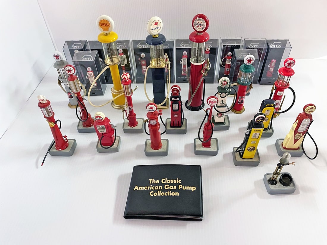 Miniature Diecast Gas Pumps Grouping (1 of 1)