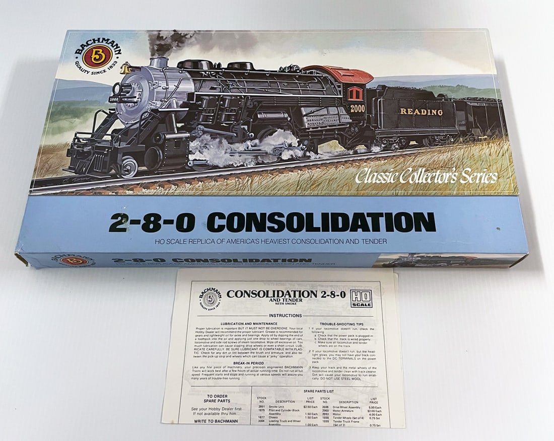 Bachmann HO Consolidation Locomotive/Tender (1 of 2)