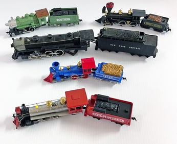Assorted HO Scale Trains Grouping