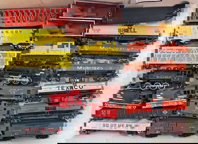 Assorted HO Scale Trains Grouping