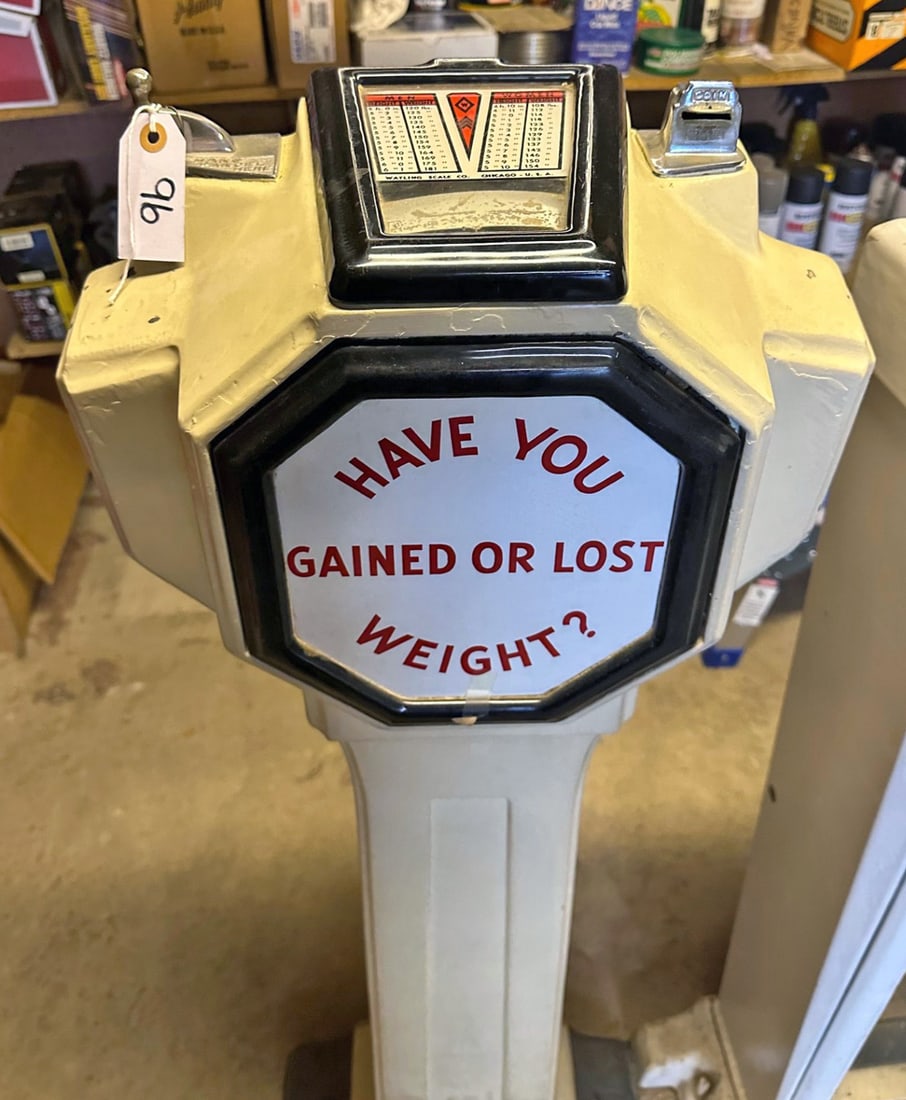 Watling Scale Co. Coin Operated Floor Scale (1 of 2)