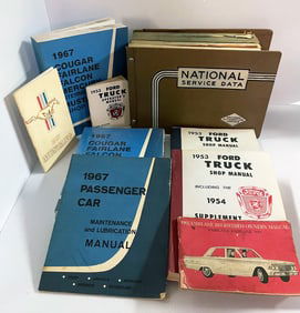 Automobile Owner and Shop Manual Books