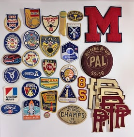 Vintage Patches and Jacket Letters Grouping