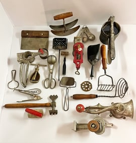 Antique and Vintage Kitchenwares Grouping