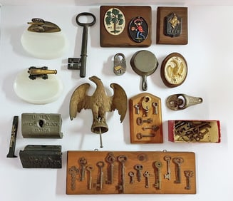 Antique and Vintage Metal wares Grouping