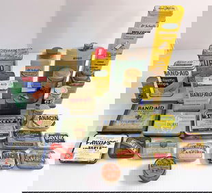 Vintage Advertising Tins Grouping