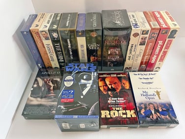 Sealed VHS Video Tapes Grouping
