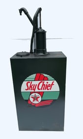 Texaco Sky Chief Painted Metal Lubestar