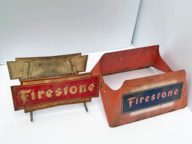 Firestone Tire Advertising Store Displays