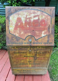 Vintage Anco Windshield Wiper Display Cabinet