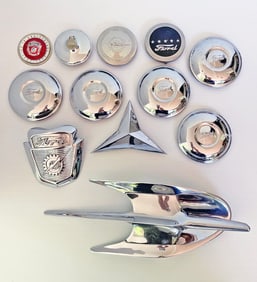 Vintage Ford Car Parts Grouping