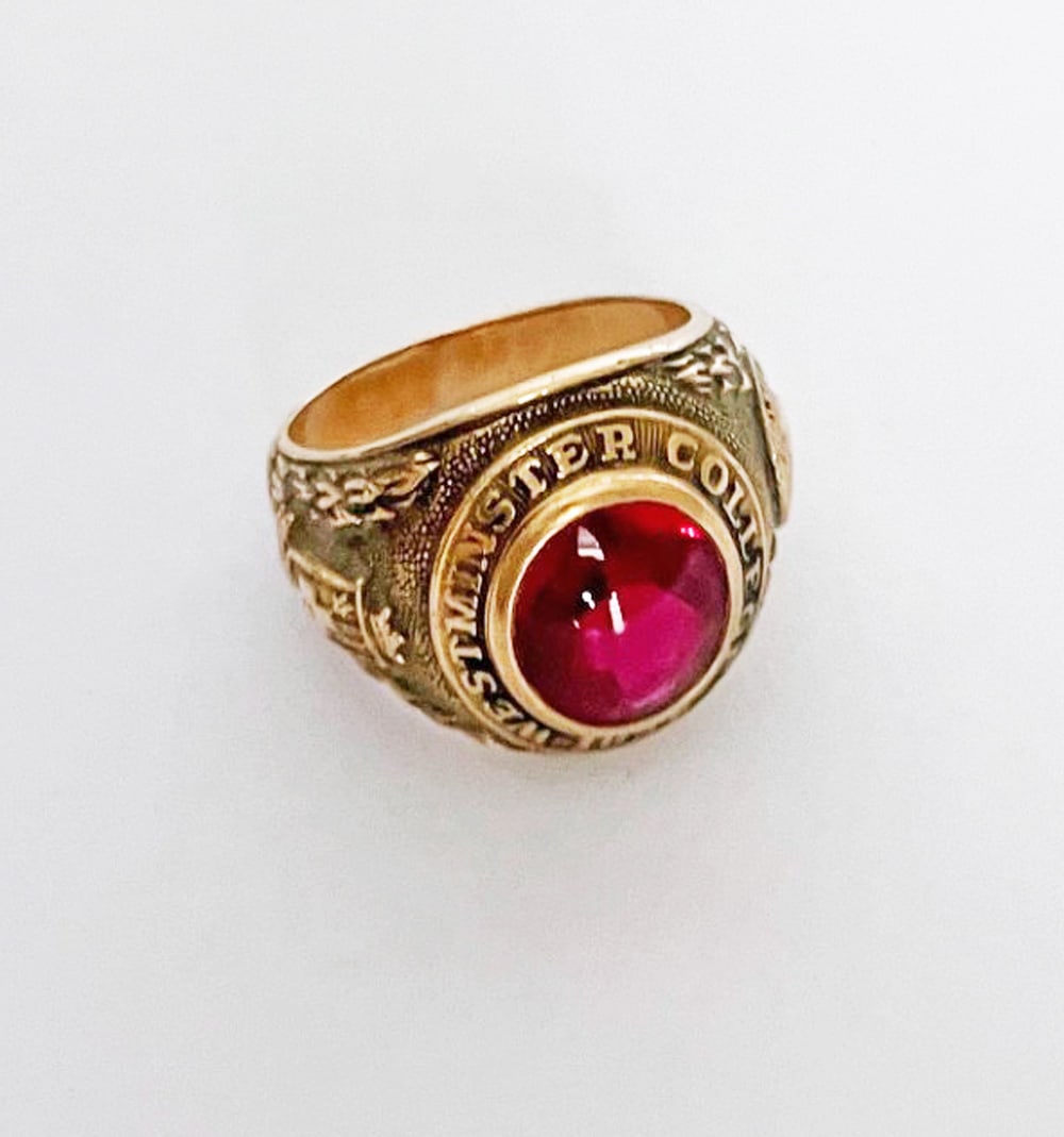10K Gold Westminster College Ring (1 of 3)