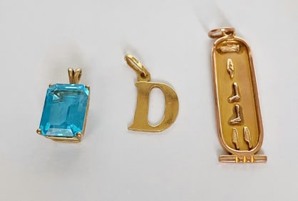 Three Gold Pendants