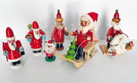 Saint Nicholas Incense Smokers including Erzgebirge