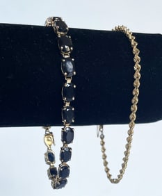 Two Gold Bracelets