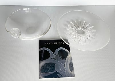 Two Steuben Crystal Bowls