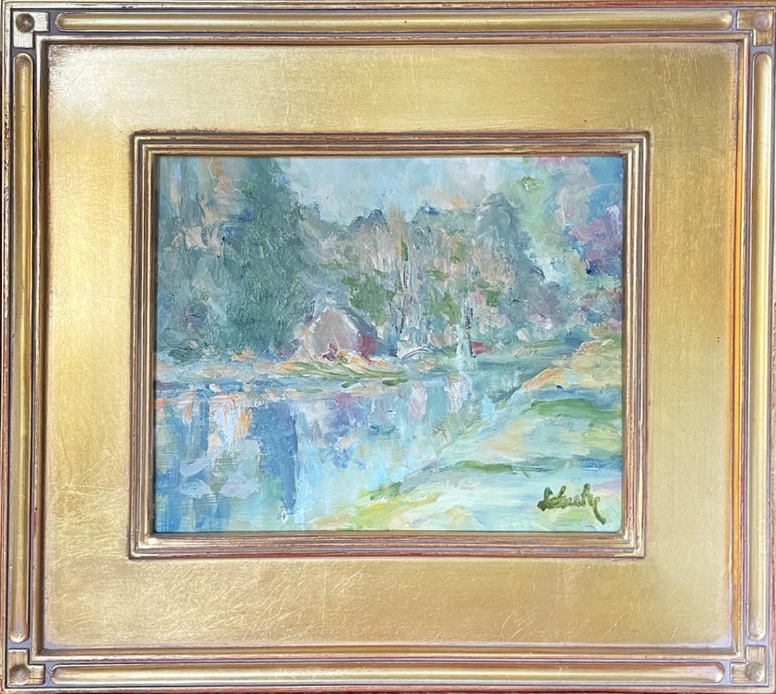 Evelyn Faherty Oil on Board (1 of 2)