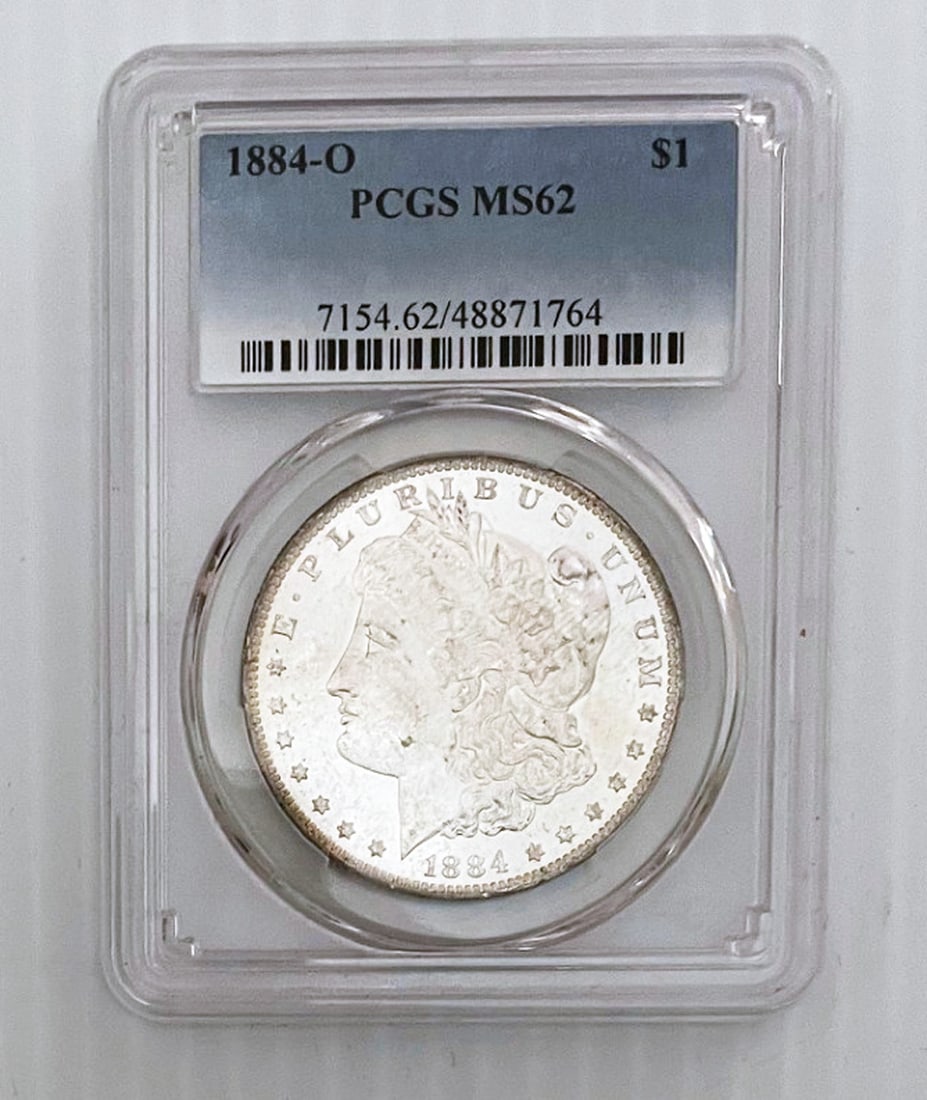 1884 Morgan Silver Dollar (1 of 2)