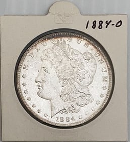 1884 O Morgan Silver Dollar