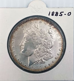 1885 O Morgan Silver Dollar