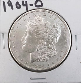 1904 O Morgan Silver Dollar