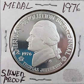 1976 Silver Proof Commemorative Medal