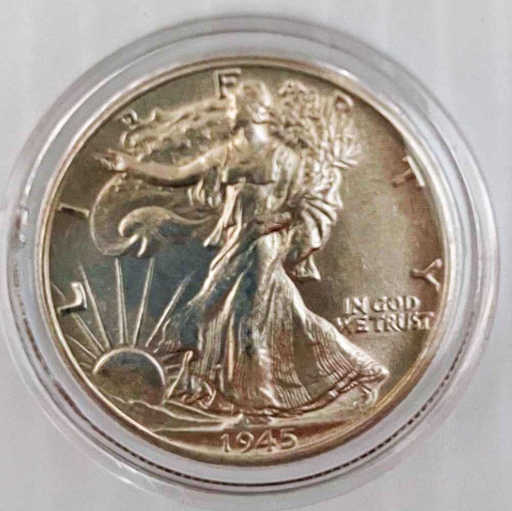 Walking Liberty Half Dollar: 1945 Walking Liberty half dollar