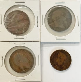 Four Early Foreign Coins