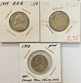 Jefferson Nickel Lot, Errors