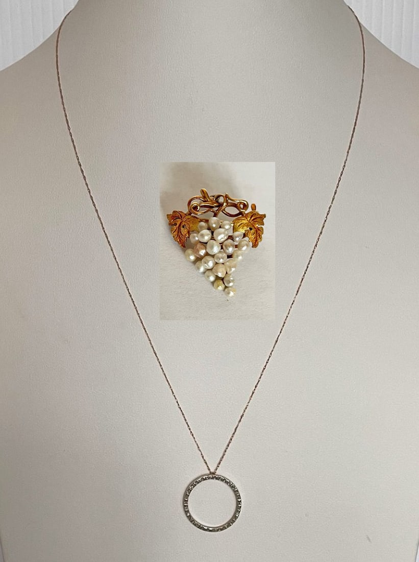 Two 14K Gold Pendants and Chain (1 of 3)
