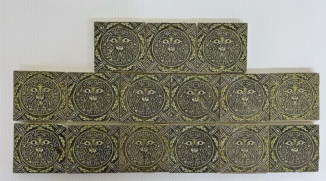 Burroughs Mountford and Co. Art Pottery Tiles (1 of 2)