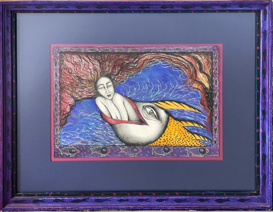 Rochelle Marcus Dinkin Mixed Media on Laid Paper (1 of 3)