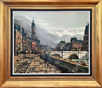 Continental School Oil on Canvas