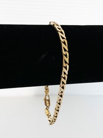 9k Gold Z Link Bracelet