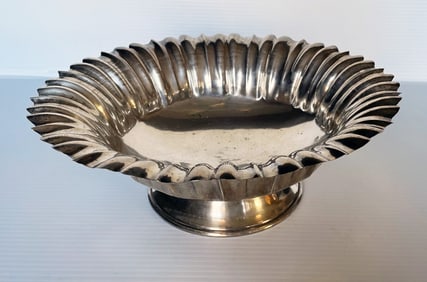 Silver footed bowl