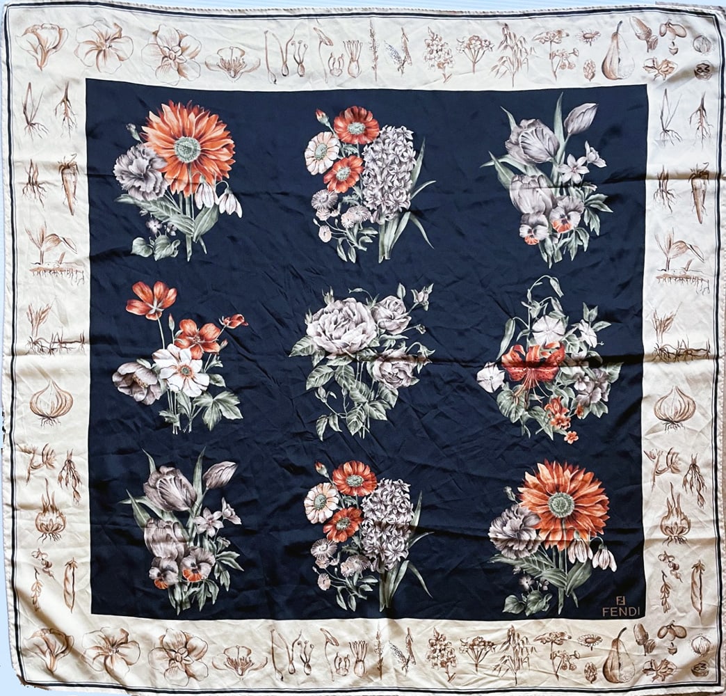 Fendi Silk Scarf (1 of 4)