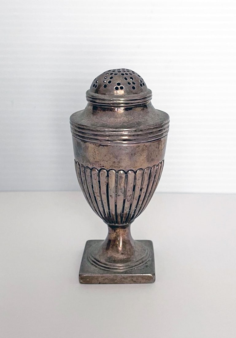 Vintage English Sterling Silver Shaker (1 of 2)